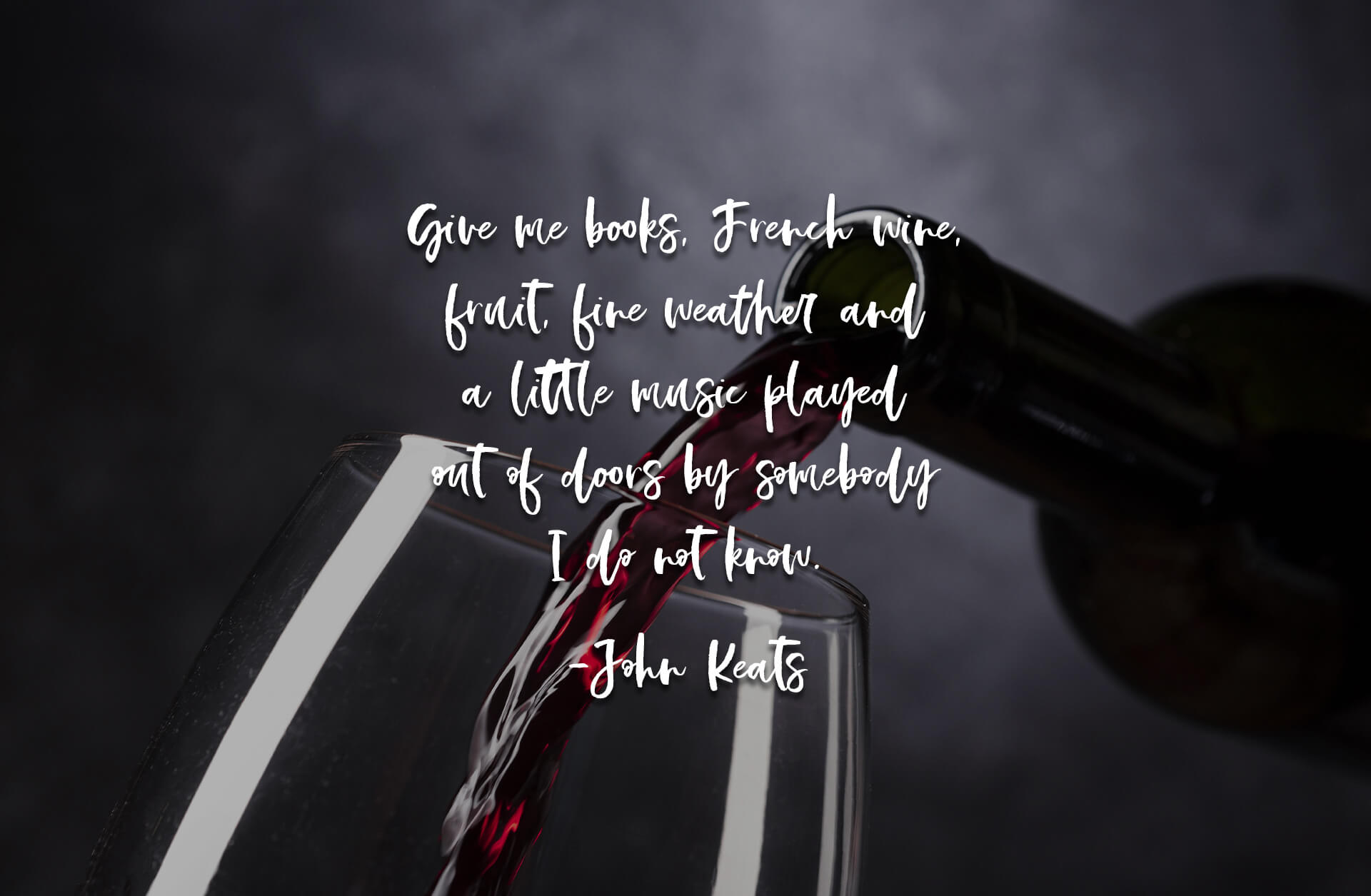 #100DaysOfWildWineDesign Wine Label Design-John Keats Quote