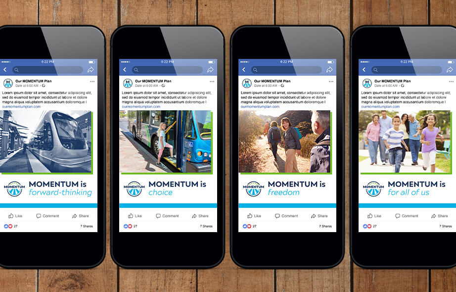 MOMENTUM Regional Transportation Plan-Social Media