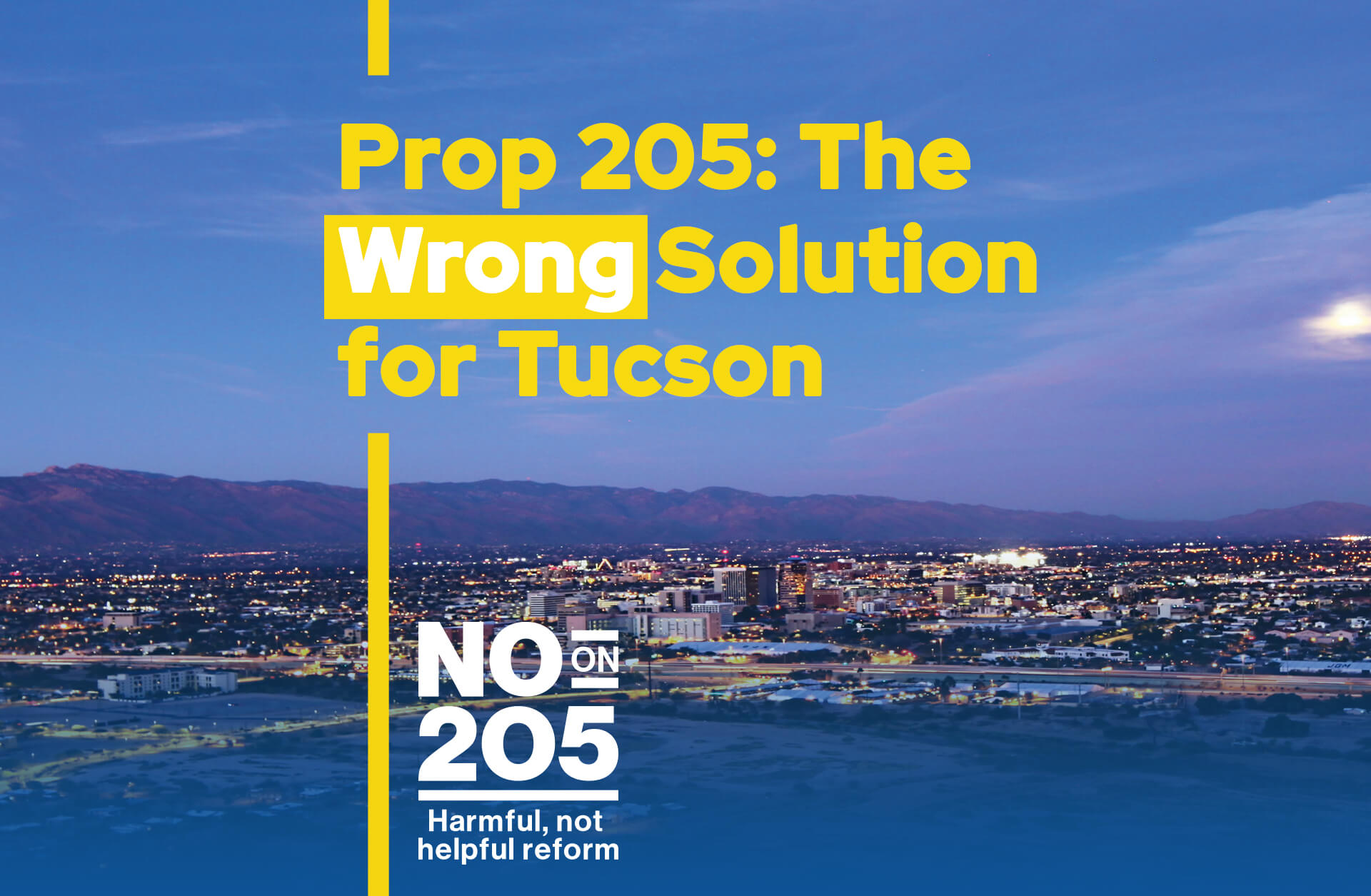 No On 205 for Tucson-Direct Mail